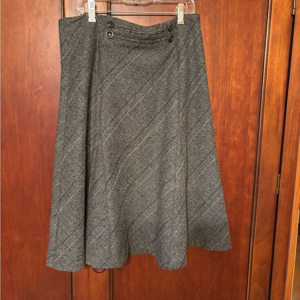 Dalia Collection Charcoal Midi Skirt
